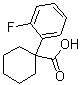 1-(2-氟苯基)环己烷羧酸分子结构 (CAS 106795-66-8)
