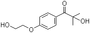 structure of CAS# 106797-53-9, 2-Hydroxy-4'-(2-hydroxyethoxy)-2-methylpropiophenone;1-[4-(2-Hydroxyethoxy)-phenyl]-2-hydroxy-2-methyl-1-propane-1-one