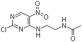 N-[2-[(2-Chloro-5-nitro-4-pyrimidinyl)amino]ethyl]acetamide molecular structure (CAS 1068607-13-5)