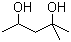 2-甲基-2,4-戊二醇分子结构 (CAS 107-41-5)