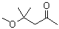 structure of CAS# 107-70-0, 4-Methoxy-4-methyl-2-pentanone;2-Methoxy-2-methyl-4-pentanone; 4-Methyl-4-methoxy-2-pentanone; ME 6K; NSC 48083; Pent-Oxone Solvent; Pentoxone