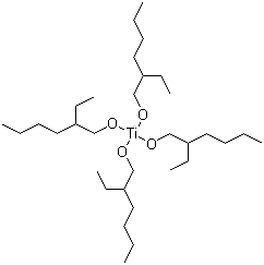 Titanium ethylhexoxide molecular structure (CAS 1070-10-6)