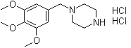 1-(3,4,5-Trimethoxybenzyl)piperazine dihydrochloride molecular structure (CAS 107049-57-0)