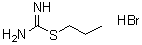 硫代氨基亚胺代甲酸丙酯单氢溴酸盐分子结构 (CAS 1071-75-6)