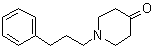 N-(3-Phenylpropyl)-4-piperidone molecular structure (CAS 107100-64-1)