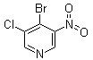 structure of CAS# 1072141-30-0, 4-Bromo-3-chloro-5-nitropyridine
