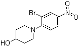 1-(2-Bromo-4-nitrophenyl)-4-piperidinol molecular structure (CAS 1072944-61-6)