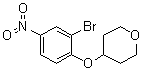 4-(2-Bromo-4-nitrophenoxy)tetrahydro-2H-pyran molecular structure (CAS 1072944-62-7)