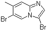 3,6-Dibromo-7-methylimidazo[1,2-a]pyridine molecular structure (CAS 1072944-65-0)
