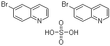 结构式 CAS# 1072944-78-5, 6-溴喹啉半硫酸盐