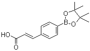 (2E)-3-[4-(4,4,5,5-Tetramethyl-1,3,2-dioxaborolan-2-yl)phenyl]-2-propenoic acid molecular structure (CAS 1072944-97-8)