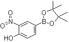 4-Hydroxy-3-nitrophenylboronic acid pinacol ester molecular structure (CAS 1072945-08-4)
