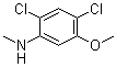 2,4-Dichloro-5-methoxy-N-methylbenzenamine molecular structure (CAS 1072945-55-1)