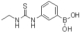 [3-[[(Ethylamino)thioxomethyl]amino]phenyl]boronic acid molecular structure (CAS 1072946-06-5)