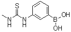 [3-[[(Methylamino)thioxomethyl]amino]phenyl]boronic acid molecular structure (CAS 1072946-17-8)
