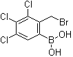 [2-(Bromomethyl)-3,4,5-trichlorophenyl]boronic acid molecular structure (CAS 1072946-53-2)