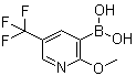 (2-Methoxy-5-trifluoromethylpyridin-3-yl)boronic acid molecular structure (CAS 1072946-55-4)