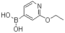 structure of CAS# 1072946-58-7, 2-Ethoxypyridin-4-ylboronic acid
