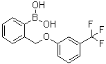 [2-[[3-(Trifluoromethyl)phenoxy]methyl]phenyl]boronic acid molecular structure (CAS 1072951-60-0)