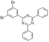 2-(3,5-Dibromophenyl)-4,6-diphenyl-1,3,5-triazine molecular structure (CAS 1073062-59-5)