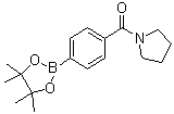 [4-[(1-Pyrrolidinyl)carbonyl]phenyl]boronic acid pinacol ester molecular structure (CAS 1073353-55-5)