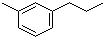 structure of CAS# 1074-43-7, 3-Propyltoluene;1-Methyl-3-n-propylbenzene; 1-Propyl-3-methylbenzene; 3-Methyl-1-propylbenzene; 3-Propyltoluene; 3-n-Propyltoluene; NSC 73974; m-Methylpropylbenzene; m-Propyltoluene