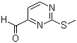 结构式 CAS# 1074-68-6, 2-甲硫基嘧啶-4-甲醛