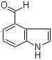 4-吲哚甲醛分子结构 (CAS 1074-86-8)