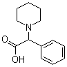 alpha-Phenyl-1-piperidineacetic acid molecular structure (CAS 107416-49-9)