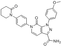 Apixaban Dehydro Impurity molecular structure (CAS 1074549-89-5)