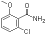 2-Chloro-6-methoxybenzamide molecular structure (CAS 107485-43-8)