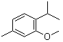 结构式 CAS# 1076-56-8, 2-异丙基-5-甲基茴香醚