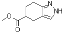 4,5,6,7-Tetrahydro-2H-indazole-5-carboxylic acid methyl ester molecular structure (CAS 1076197-91-5)