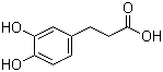 3,4-Dihydroxybenzenepropanoic acid molecular structure (CAS 1078-61-1)