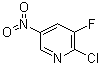 structure of CAS# 1079179-12-6, 2-Chloro-3-fluoro-5-nitropyridine