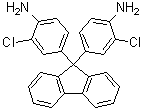 9,9-Bis(3-chloro-4-aminophenyl)fluorene molecular structure (CAS 107934-68-9)