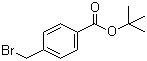 structure of CAS# 108052-76-2, tert-Butyl 4-(bromomethyl)benzoate;4-Bromomethylbenzoic acid tert-butyl ester