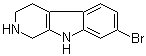 7-Bromo-2,3,4,9-tetrahydro-1H-pyrido[3,4-b]indole molecular structure (CAS 108061-47-8)