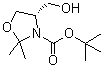 (S)-4-Hydroxymethyl-2,2-dimethyloxazolidine-3-carboxylic acid tert-butyl ester molecular structure (CAS 108149-65-1)