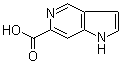 结构式 CAS# 1082040-99-0, 1H-吡咯并[3,2-c]吡啶-6-羧酸