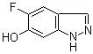 structure of CAS# 1082041-61-9, 5-Fluoro-1H-indazol-6-ol