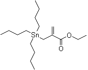 Ethyl 2-[(tributylstannyl)methyl]acrylate molecular structure (CAS 108286-71-1)