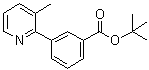 3-(3-Methyl-2-pyridinyl)benzoic acid 1,1-dimethylethyl ester molecular structure (CAS 1083057-12-8)