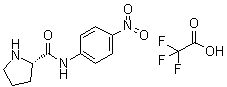(2S)-N-(4-Nitrophenyl)-2-pyrrolidinecarboxamide mono(trifluoroacetate) molecular structure (CAS 108321-19-3)