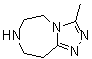 6,7,8,9-Tetrahydro-3-methyl-5H-1,2,4-triazolo[4,3-d][1,4]diazepine molecular structure (CAS 1083274-19-4)