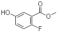 structure of CAS# 1084801-91-1, 2-Fluoro-5-hydroxybenzoic acid methyl ester;Methyl 2-fluoro-5-hydroxybenzoate