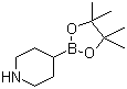 Piperidine-4-boronic acid pinacol ester molecular structure (CAS 1087160-40-4)