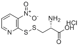 (2R)-2-amino-3-[(3-nitropyridin-2-yl)disulfanyl]propanoic acid hydrochloride molecular structure (CAS 108807-66-5)