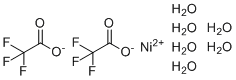 Nickel(II) 2,2,2-trifluoroacetate hexahydrate molecular structure (CAS 1089208-56-9)