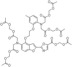 Fura 2-AM molecular structure (CAS 108964-32-5)